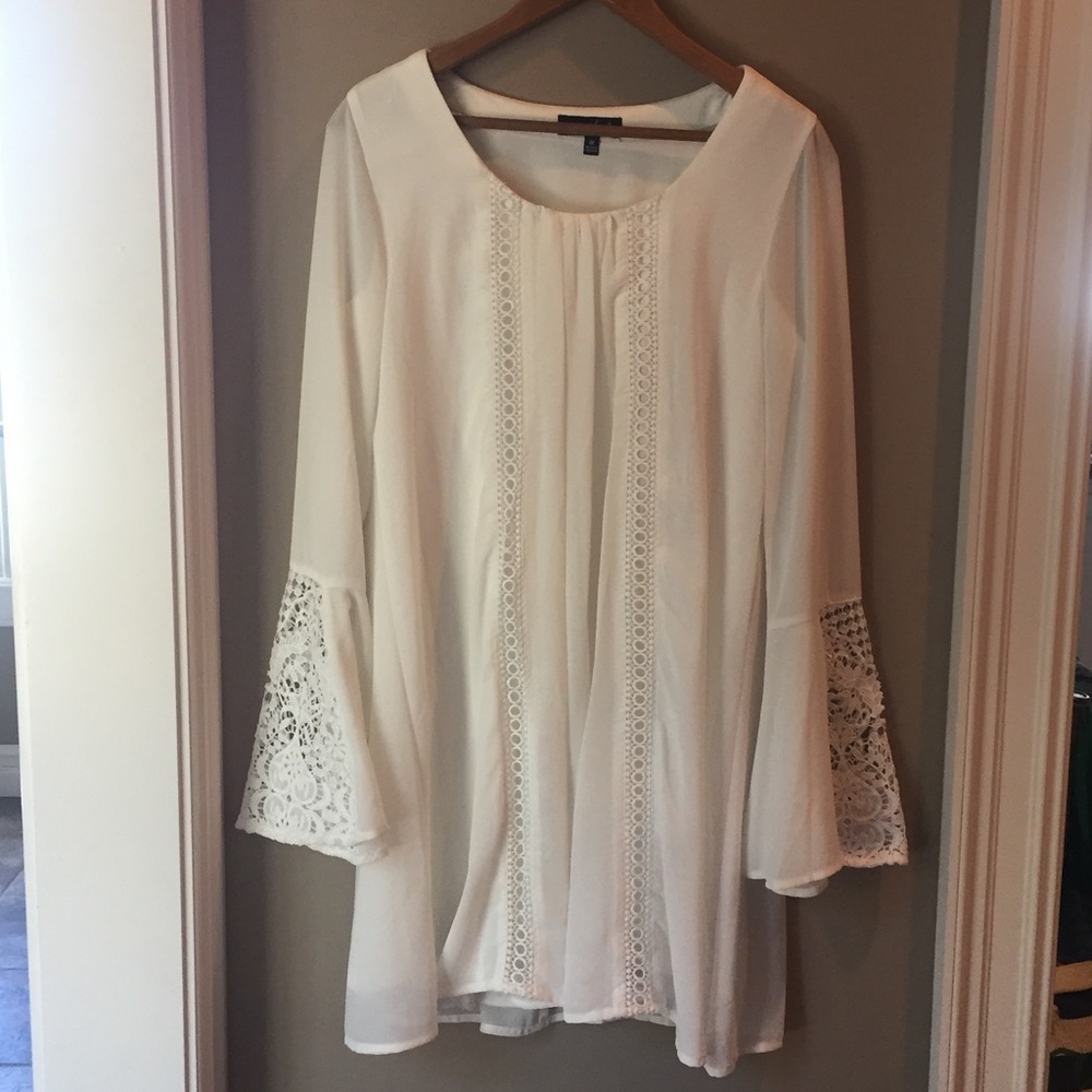 Sequine Heart Boho Dress Brand Sz M